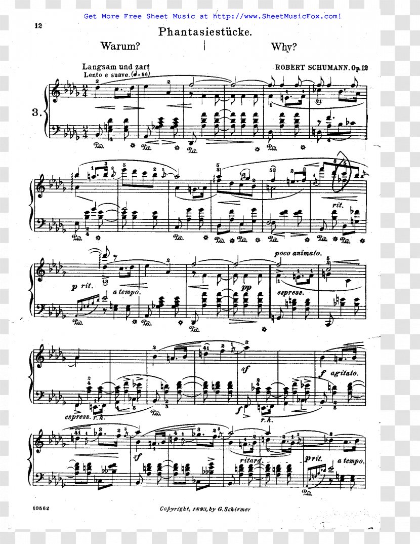 18 Morceaux, Op. 72 (excerpts): XVII. Passé Lointain. Moderato Assai Quasi Andante V. Méditation. Mosso Piano ピアノ小品 全日本ピアノ指導者協会 - Silhouette - Frame Transparent PNG