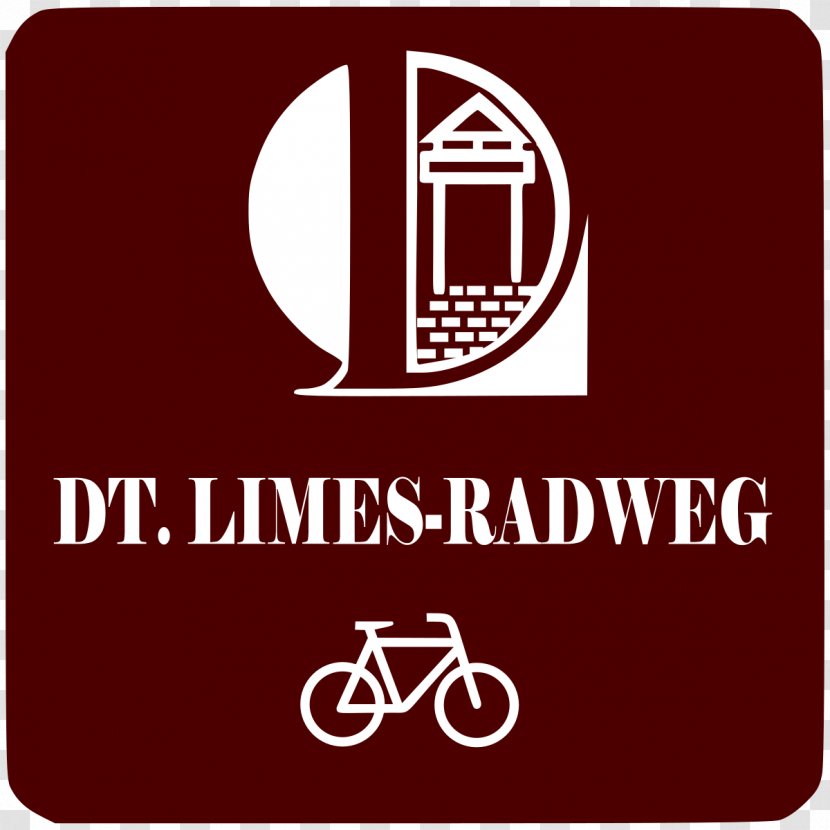 Deutscher Limes-Radweg Long-distance Cycling Route Aschaffenburg Upper Germanic-Rhaetian Limes Westerwald - Brand Transparent PNG