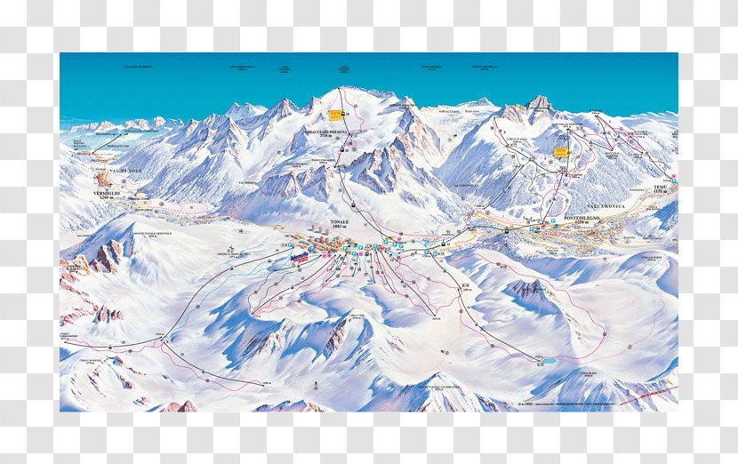 Ghiacciaio Presena - Gondola Lift - Adamello Ski Tonale Pass Val Di Sole Cable Car ResortPlenty Of Money Transparent PNG