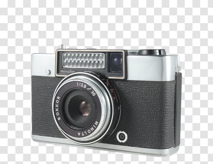 Mirrorless Interchangeable-lens Camera Lens Photographic Film Single-lens Reflex - Material Property - Minolta Vintage Transparent PNG