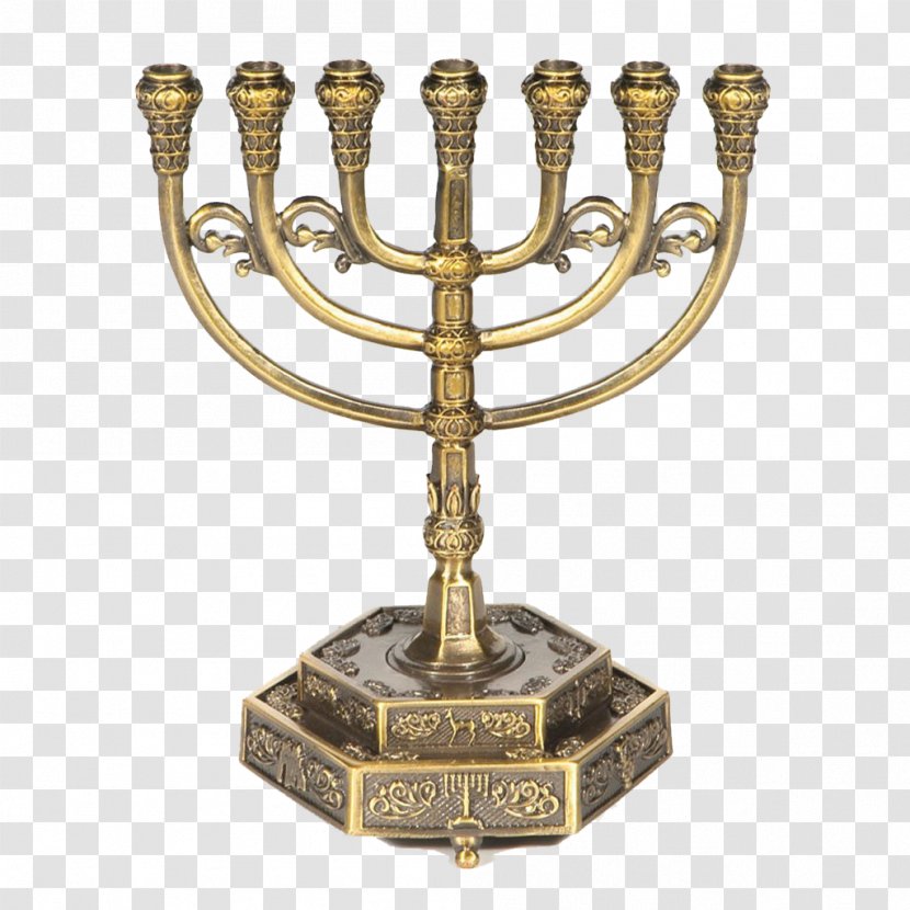 Menorah Temple Holy Land Judaism Christianity - Star Of David Transparent PNG