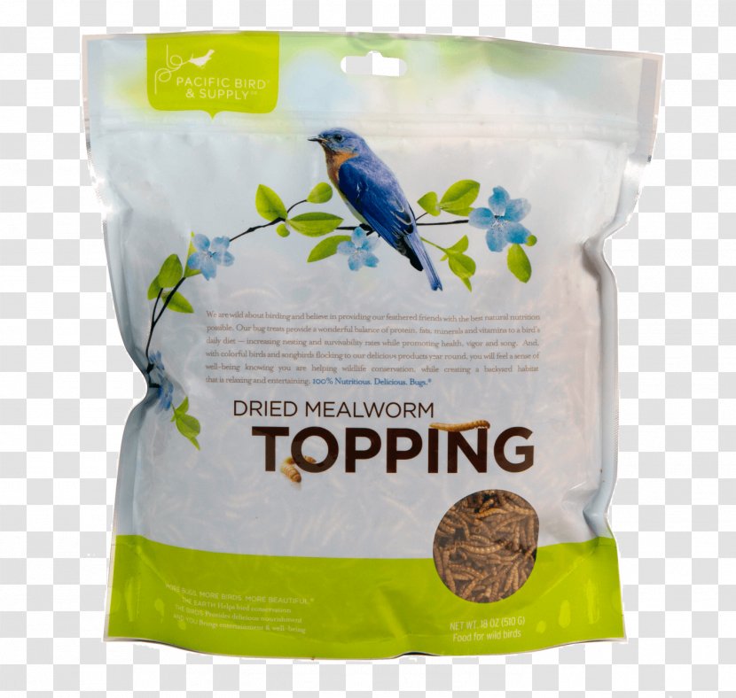 Bird Food Feeders Mealworm Suet - Protein Transparent PNG