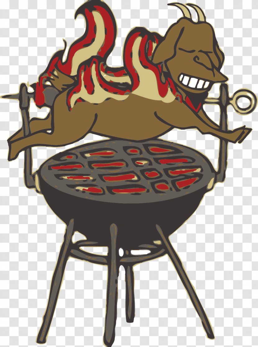 Barbecue Grill Ribs Cartoon - Furniture Transparent PNG