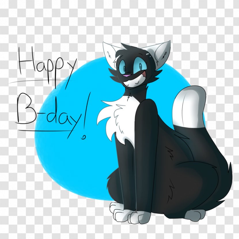 Whiskers Cat Desktop Wallpaper Clip Art - Cartoon - Happy B.day Transparent PNG