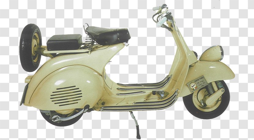 Piaggio Vespa 125 Scooter Motorcycle - Twostroke Engine - Gs Transparent PNG