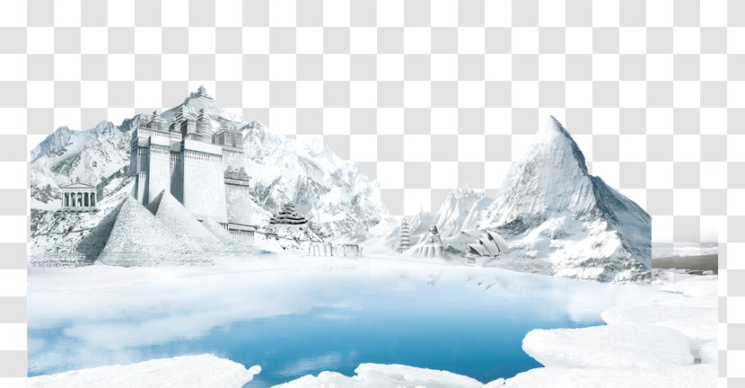 Polar Bear Wall Decal Living Room Wallpaper - Glacial Landform - Iceberg Ocean Transparent PNG