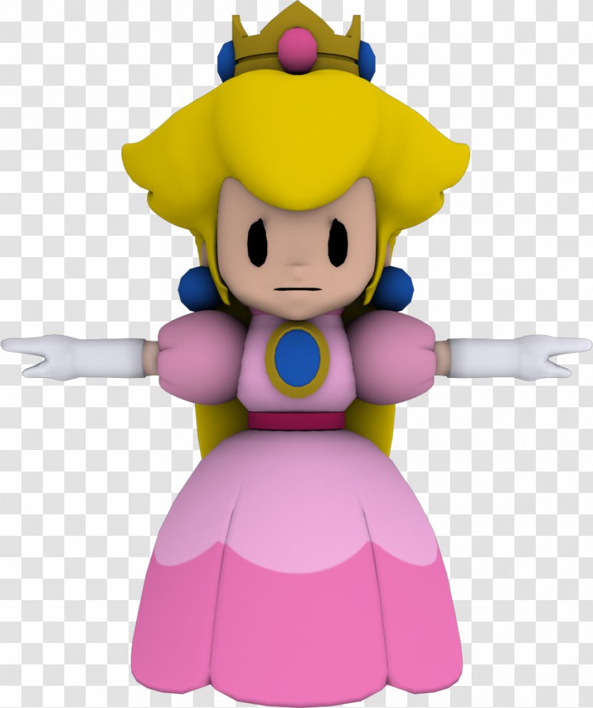 Super Princess Peach Daisy Paper Mario Strikers Charged - The Thousandyear Door Transparent PNG