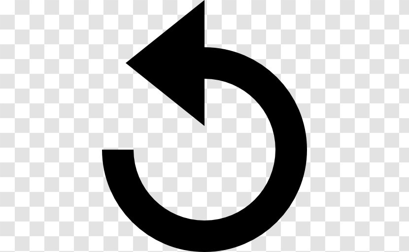 Undo Arrow Button - Circular Transparent PNG