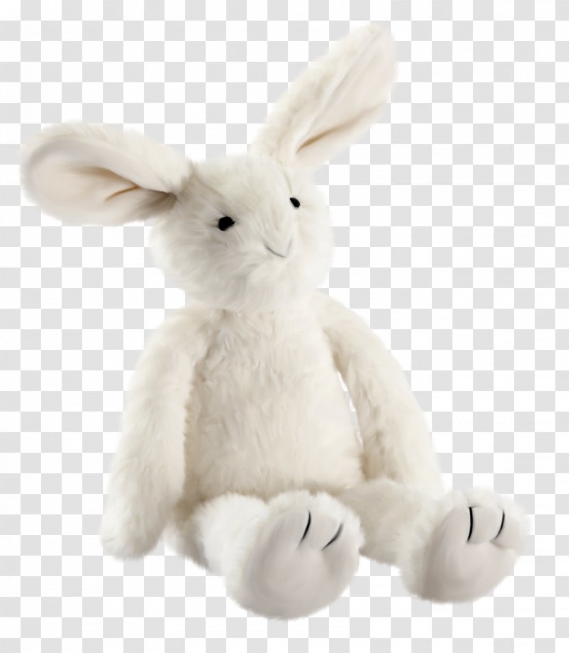Domestic Rabbit Stuffed Animals & Cuddly Toys Clip Art - Doll Transparent PNG