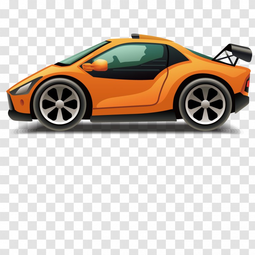 Kitty Pet Care Salon Baby Hair Fashion Show Makeover Superb Pedicure Nail - Motor Vehicle - Vector Yellow Super Sports Car Illustration Transparent PNG