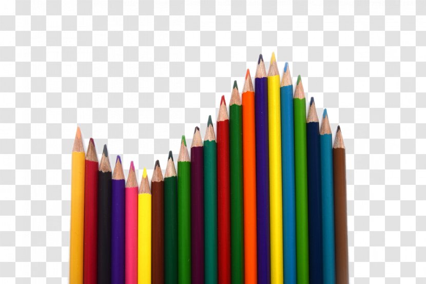 Colored Pencil Drawing Crayon School Supplies - Writing Implement - Pencils Arranged Transparent PNG