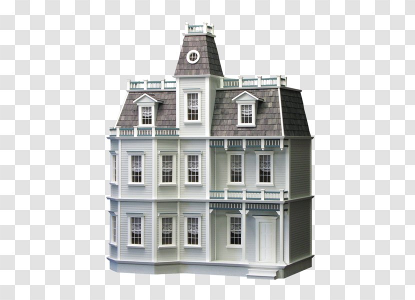 Manor House Window Historic Museum Dollhouse Transparent PNG