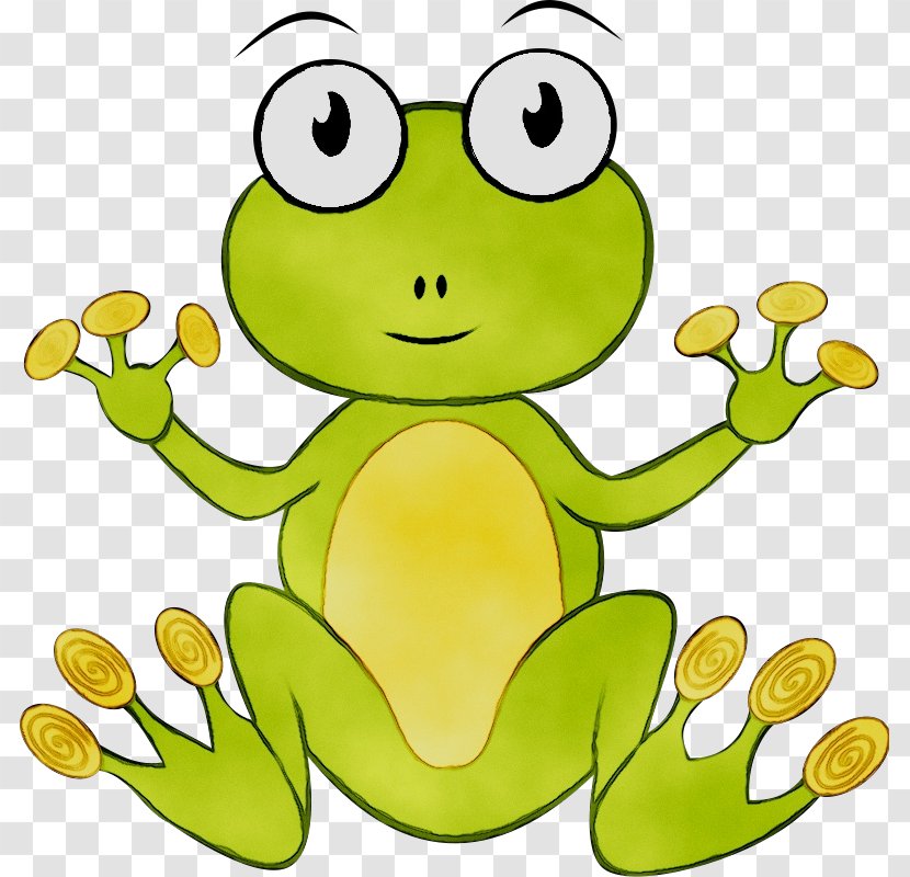 Frog Vector Graphics Clip Art Cartoon Amphibians - Lithobates Clamitans - Waving Hello Transparent PNG