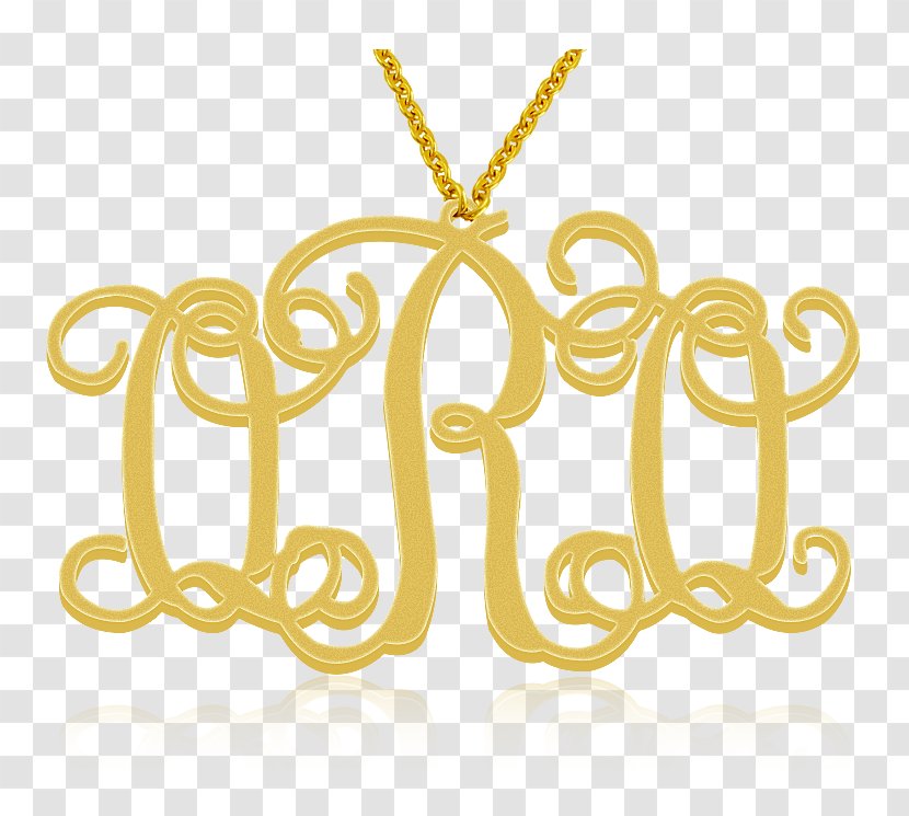 Earring Jewellery Monogram Necklace Gold Transparent PNG
