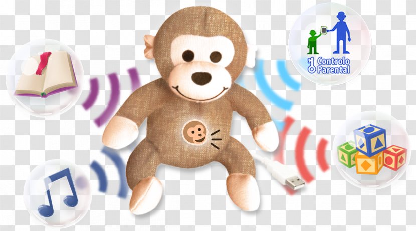 Smart Monkey Stuffed Animals & Cuddly Toys Android Plush Transparent PNG