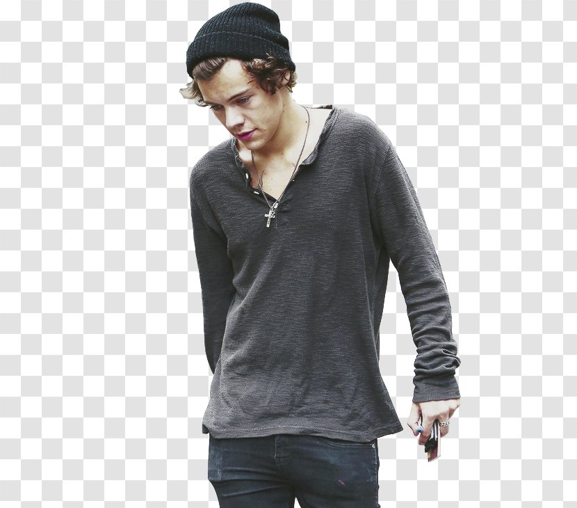 Harry Styles One Direction - Hoodie Transparent PNG