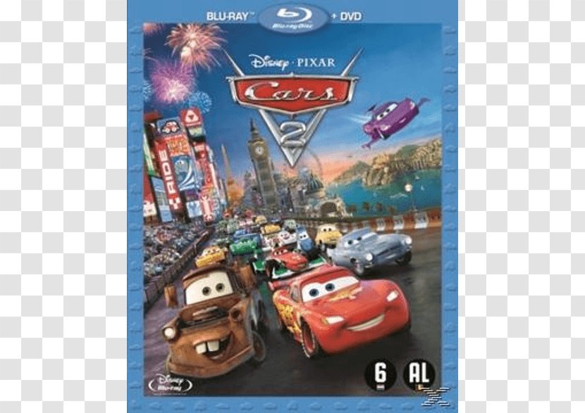 Mater Lightning McQueen Cars Blu-ray Disc - Digital Copy - Car Transparent PNG
