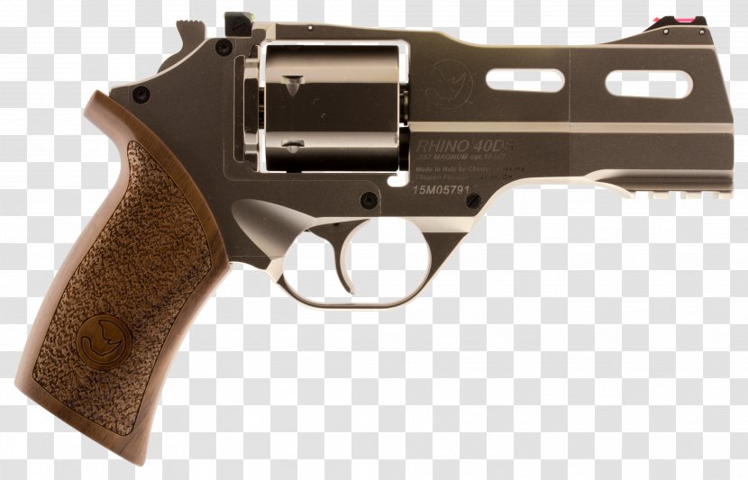 Revolver Weapon Firearm Gun Barrel Chiappa Rhino - Sight Transparent PNG