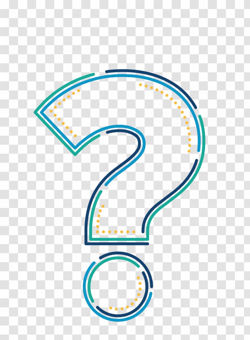 Brand Question Mark Logo - Symbol - Hollow Transparent PNG
