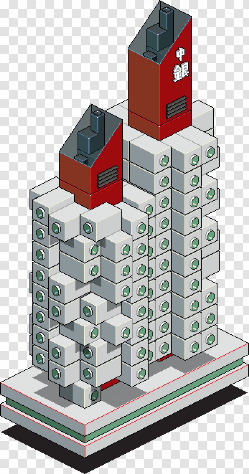 Nakagin Capsule Tower Architecture Building Plan - Architectural Engineering - Buildings Transparent PNG