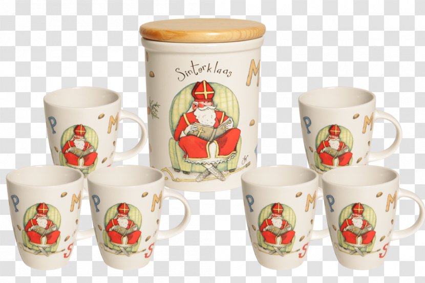 Coffee Cup Sinterklaas Mug Saucer Porcelain - Kitchen Transparent PNG