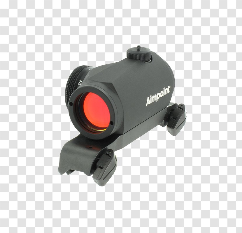 Aimpoint AB Red Dot Sight Reflector Weaver Rail Mount - Flower - Weapon Transparent PNG