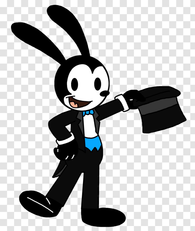 Bendy And The Ink Machine Oswald Lucky Rabbit Top Hat Tuxedo - Coat Transparent PNG