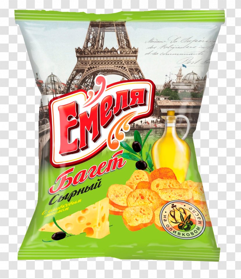 Eiffel Tower Potato Chip Vegetarian Cuisine Food - Condiment Transparent PNG