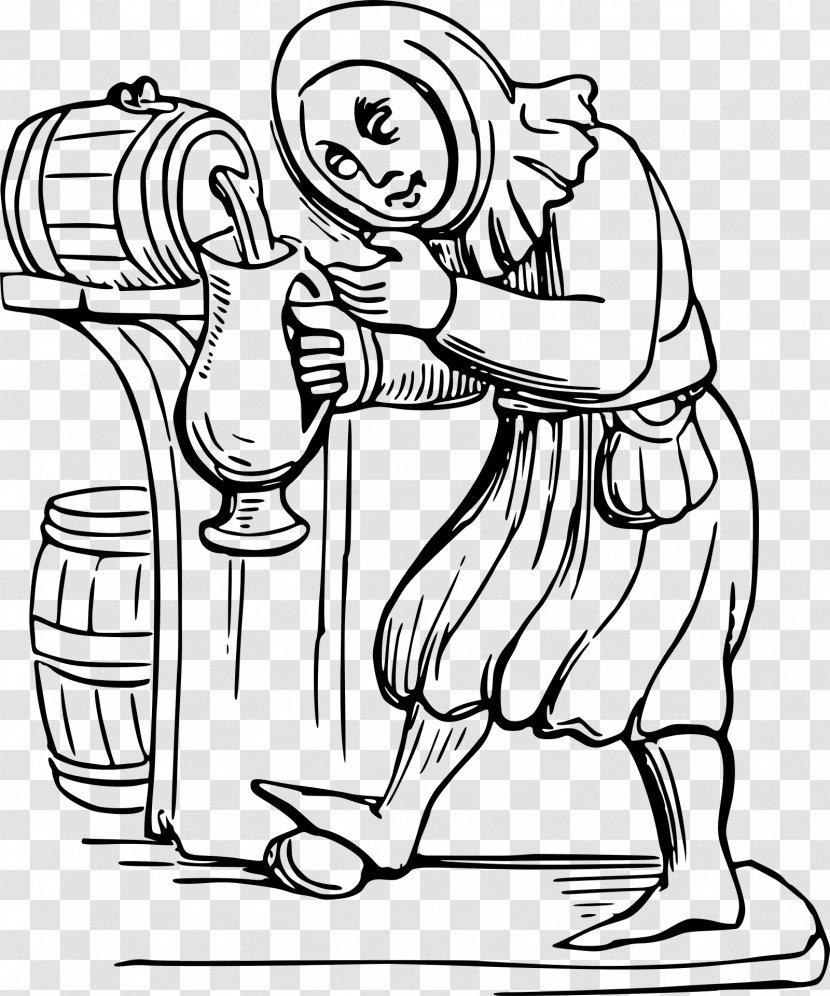 The Curiosities Of Ale & Beer: An Entertaining History Pub Brewery - Cartoon - Bartender Transparent PNG