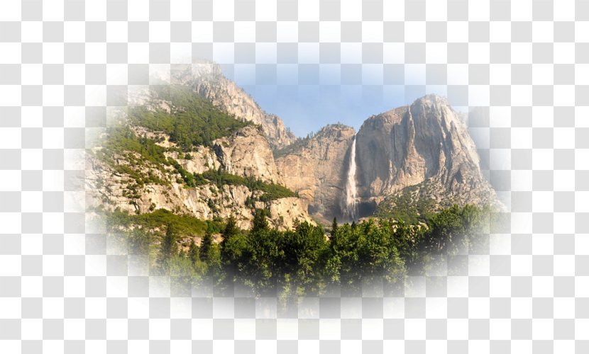 Yosemite Falls Grand Teton National Park Valley Horsetail Fall El Capitan - Angel - Mountain Transparent PNG