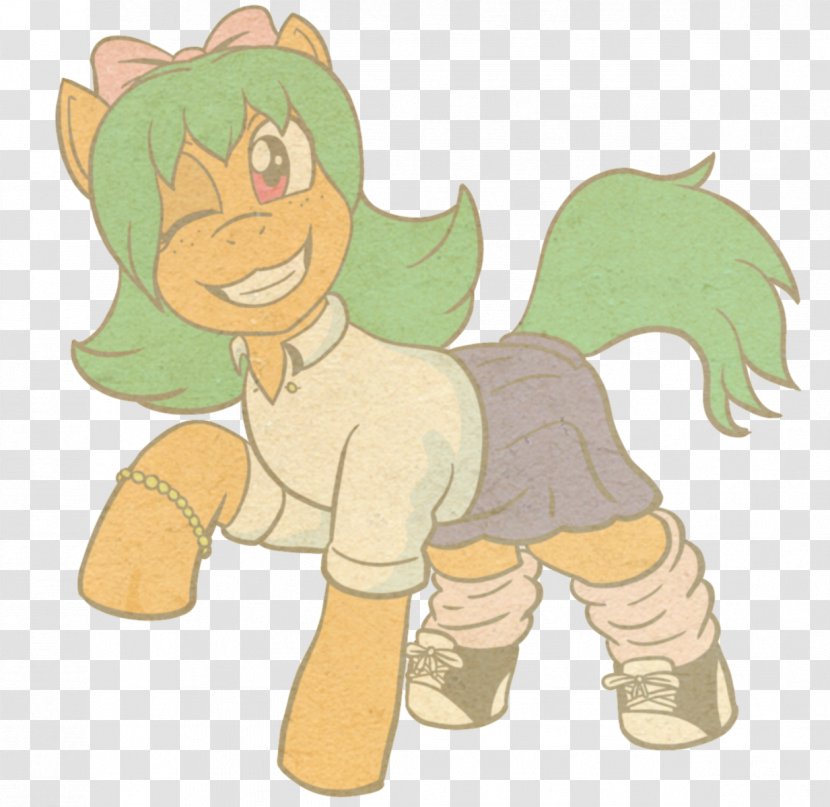 Pony Horse Canidae Cartoon Illustration - Fictional Character Transparent PNG