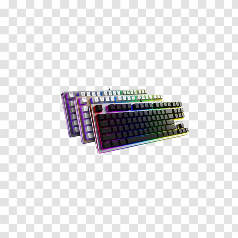 Computer Keyboard Machine - Colorful Mechanical Free Pictures Transparent PNG