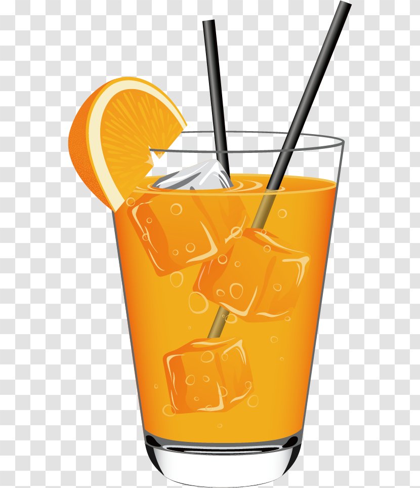 Soft Drink Orange Juice Cocktail Non-alcoholic - Fruit - Summer Cold Refreshing Drinks Transparent PNG