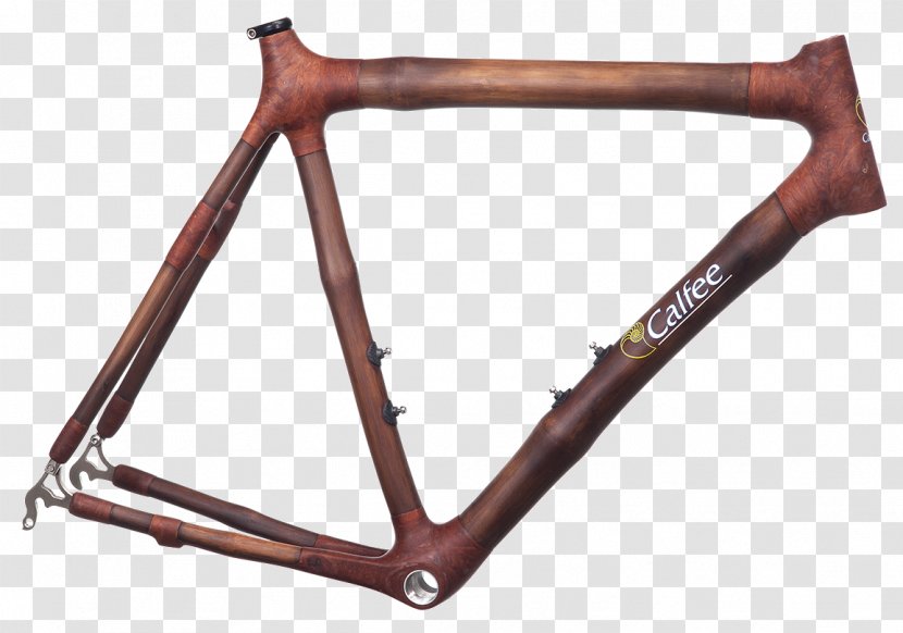 Bicycle Frames Bamboo Fixed-gear Racing - Calfee Design - Frame Transparent PNG