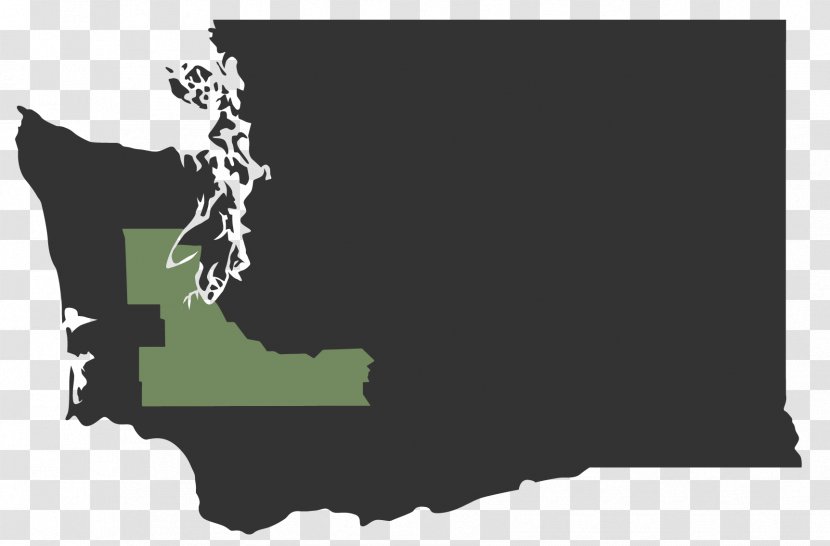Washington Vector Map Transparent PNG