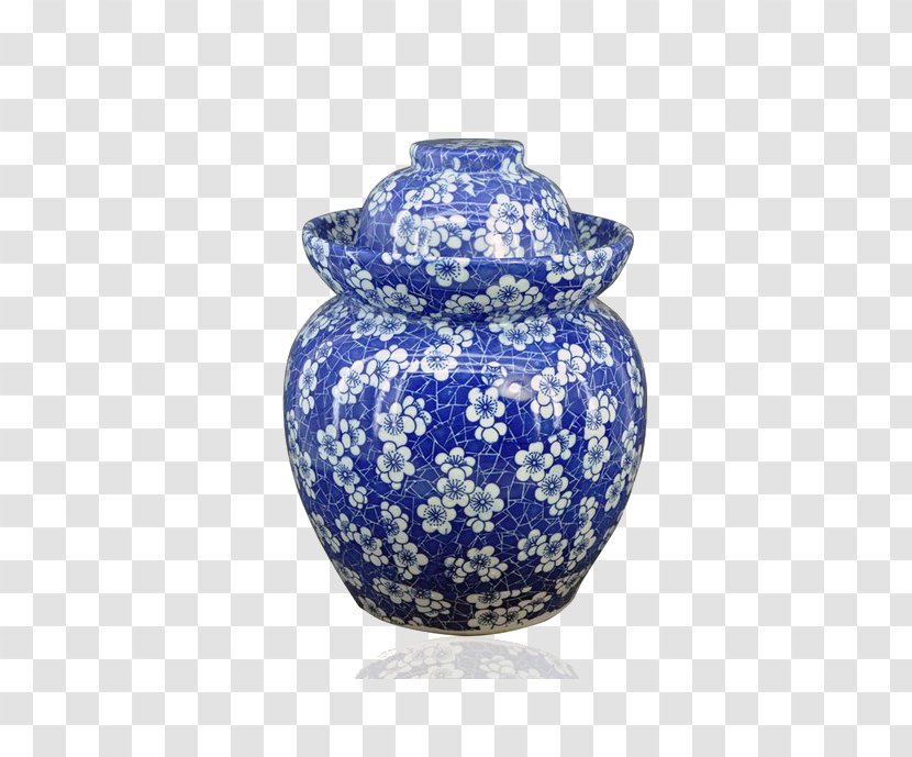 Jingdezhen Vase Ceramic Blue And White Pottery - Artifact Transparent PNG