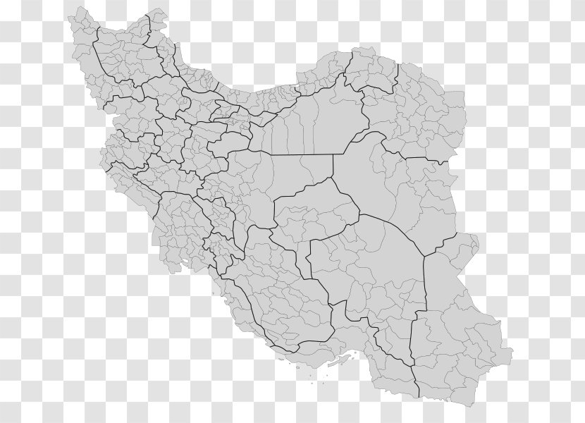 Faridan County İran'ın şehristanları Ve Bahşları Shahr-e Sukhteh Counties Of Iran Ostan - Map Transparent PNG