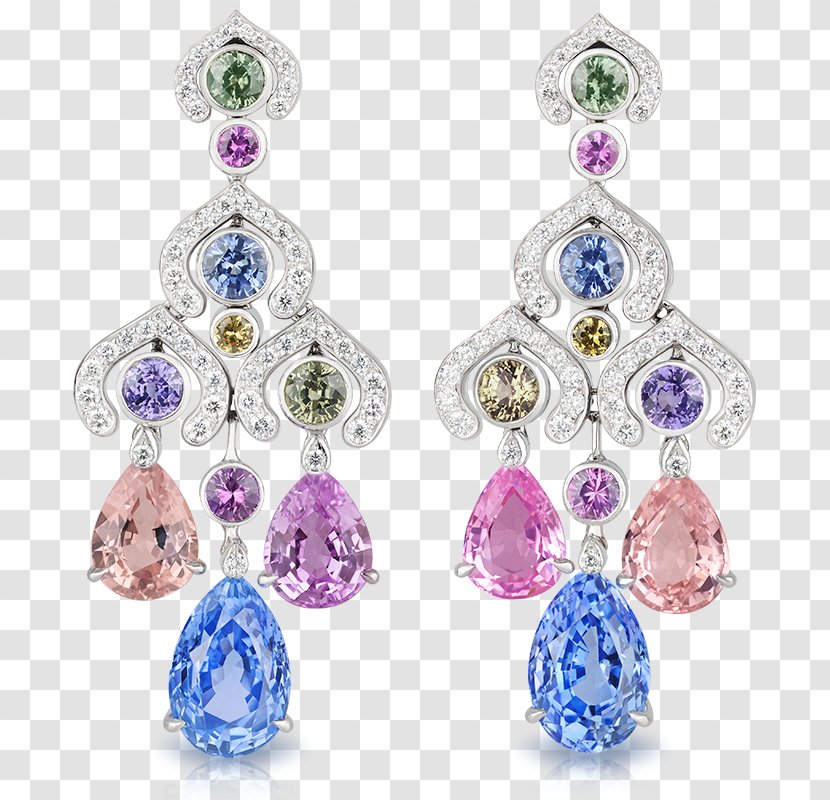 Earring Jewellery Gemstone Ruby - Charms Pendants - Chandelier Earrings Transparent PNG