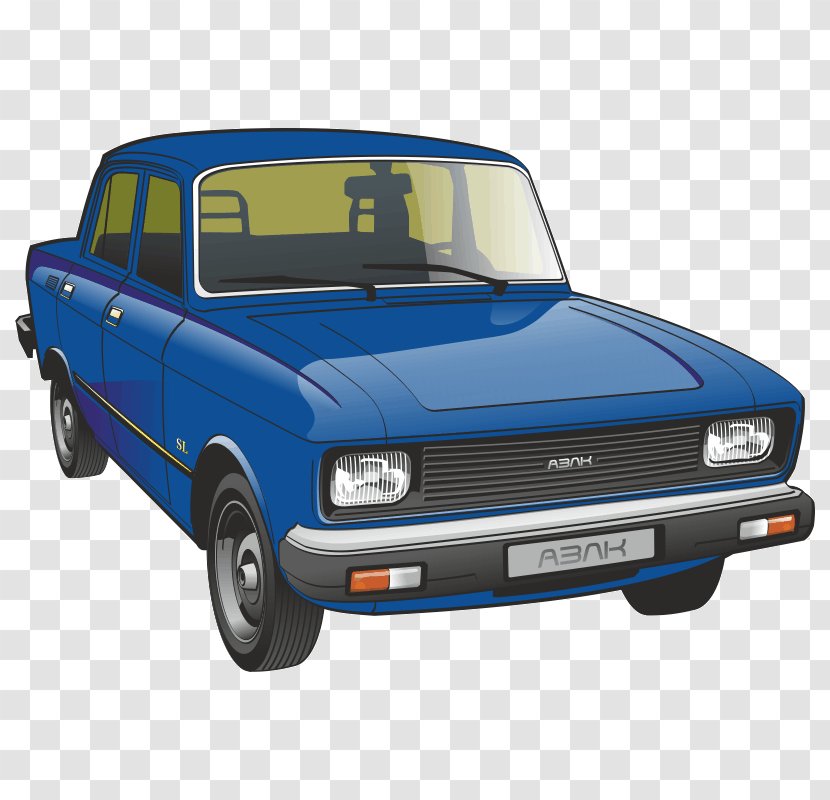 Moskvitch 2140 Car Drawing LADA 4x4 - Clothing Transparent PNG