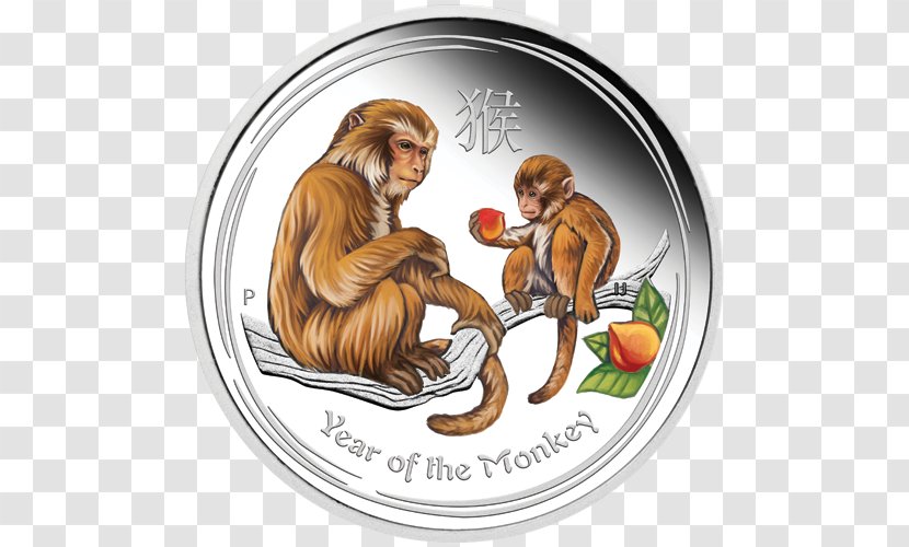 Perth Mint Proof Coinage Bullion Coin Lunar Series - Monkey Transparent PNG