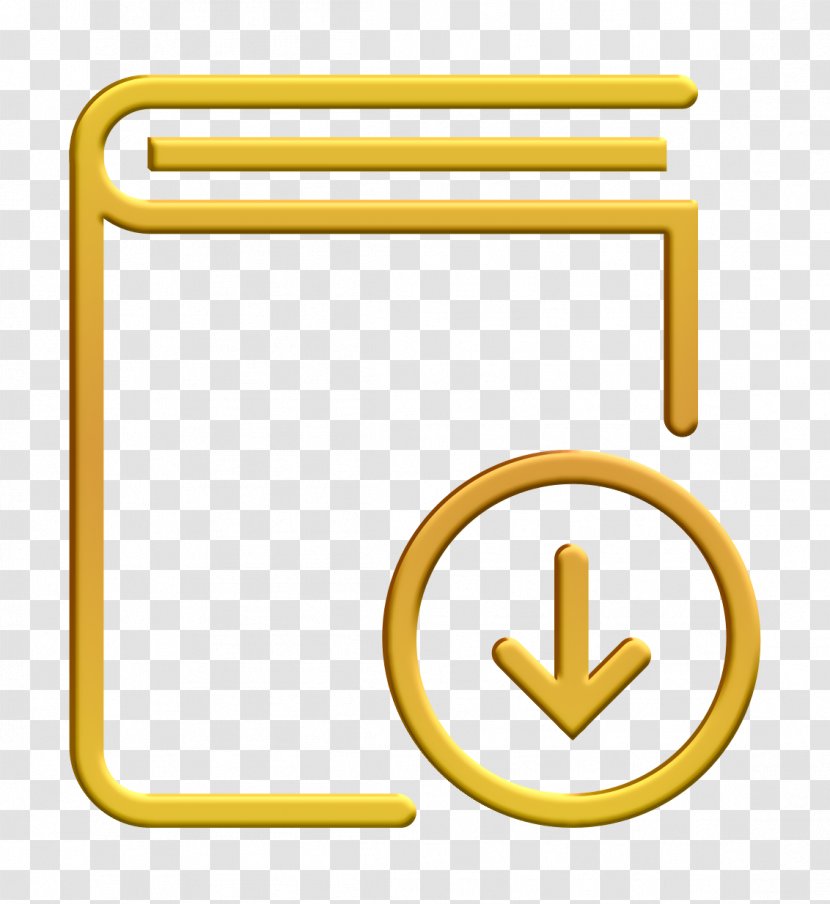 Book Icon Dowload Streamline - Yellow Transparent PNG