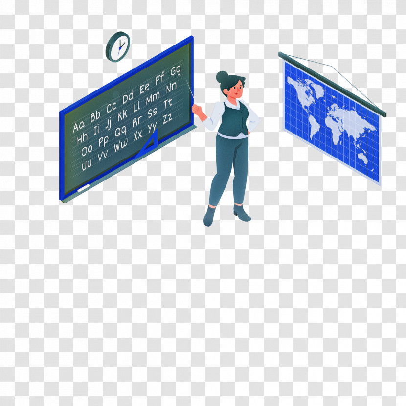 Drawing Teacher Animation Transparent PNG