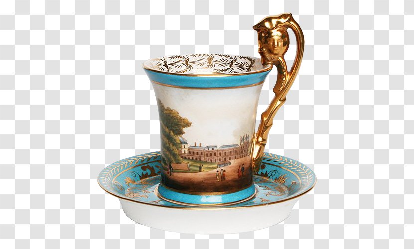 Porcelain Sèvres Coffee Cup Teacup Mug Transparent PNG