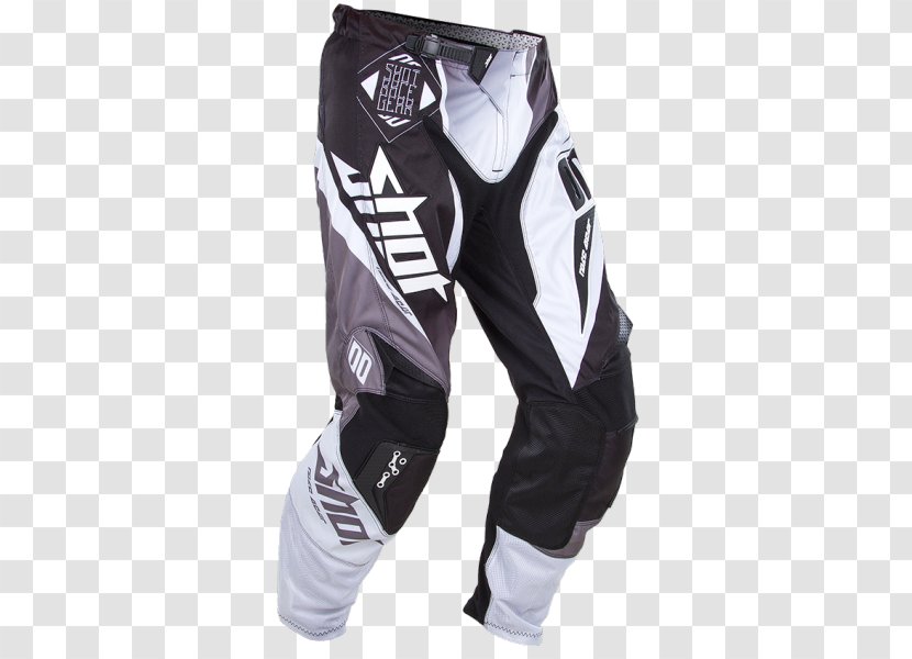Hockey Protective Pants & Ski Shorts Motorcycle Clothing - Black Transparent PNG