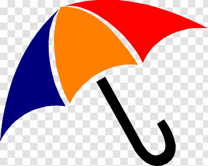 Rain Umbrella Weather Clip Art - Cartoon - Three Primary Colors Parasol Transparent PNG