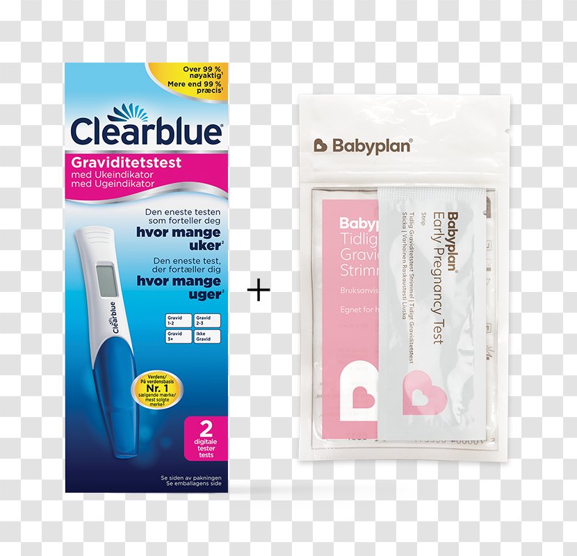 Clearblue Digital Pregnancy Test With Conception Indicator - Health - Single-Pack Double-Check And Date TestPregnancy Transparent PNG
