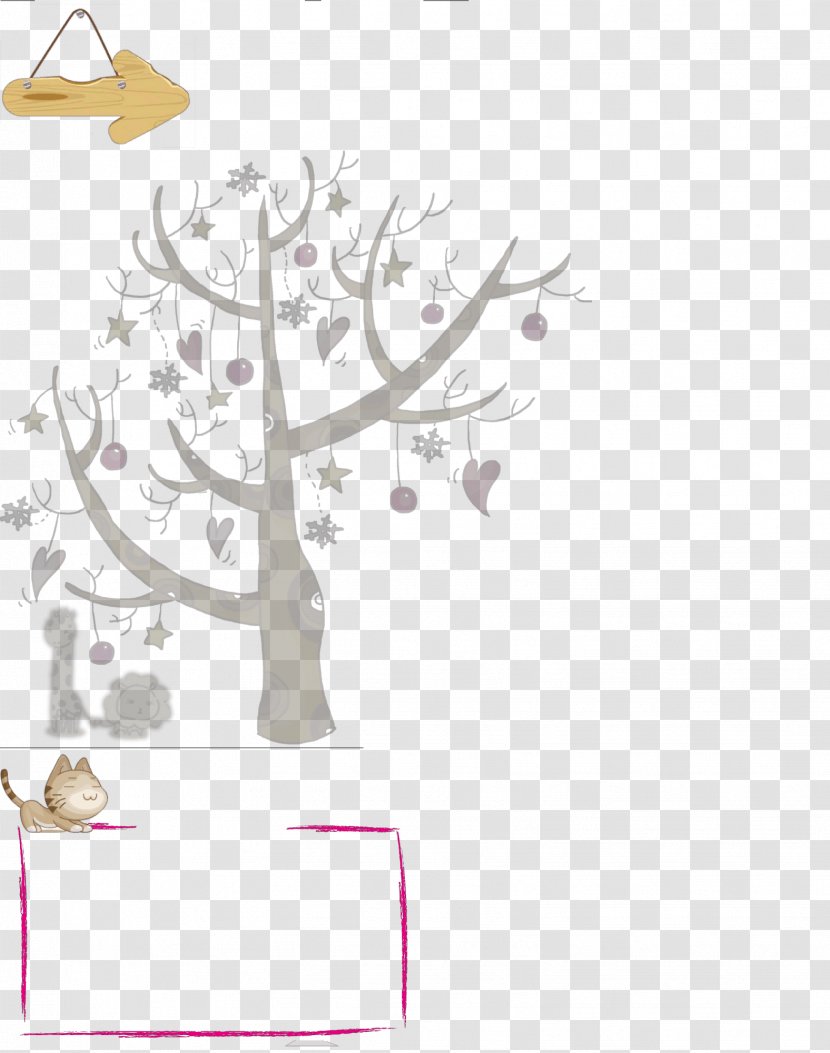 Lam Tsuen Wishing Tree Illustration Clip Art Image - Twig - Bellwork Ecommerce Transparent PNG