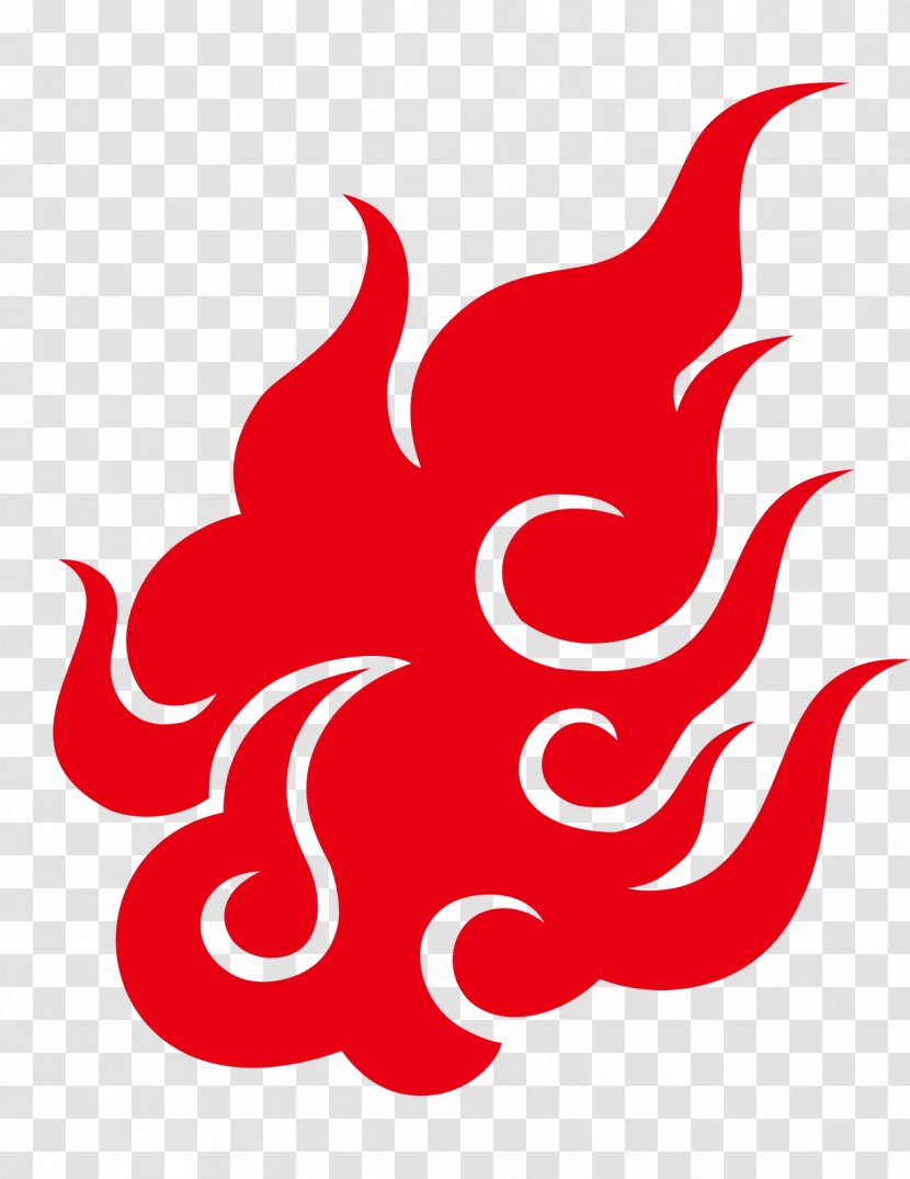 Fire Shape Flame Clip Art - Flowing Red Transparent PNG