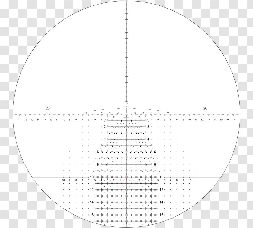 Telescopic Sight Reticle Red Dot Optics - Silhouette - Weapon Transparent PNG