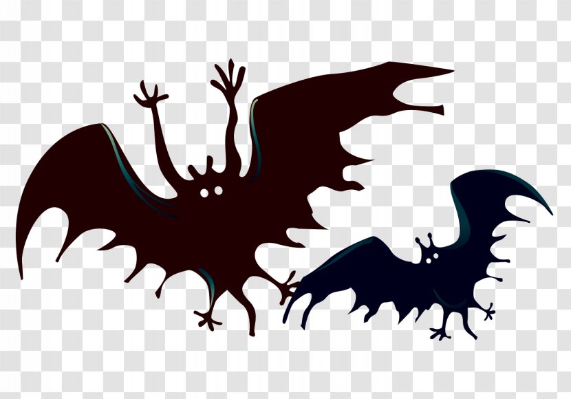 Halloween Symbol Clip Art - Bat Transparent PNG